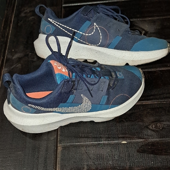 Nike Blue and White Sneakers - Picture 1 of 6